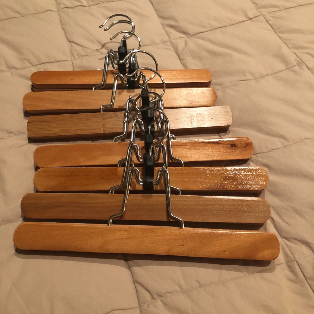 Pant hangers.  Set of 20